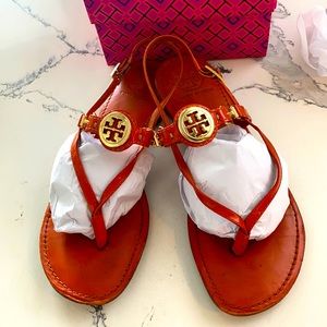 Tory Burch burnt orange tory burch sandals